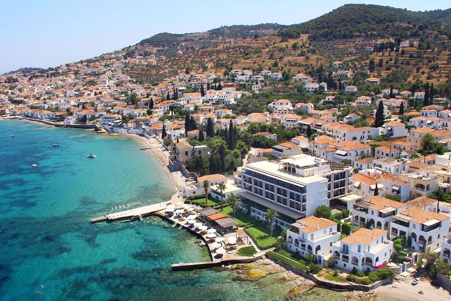 Spetses Hotel Ligoneri Bagian luar foto